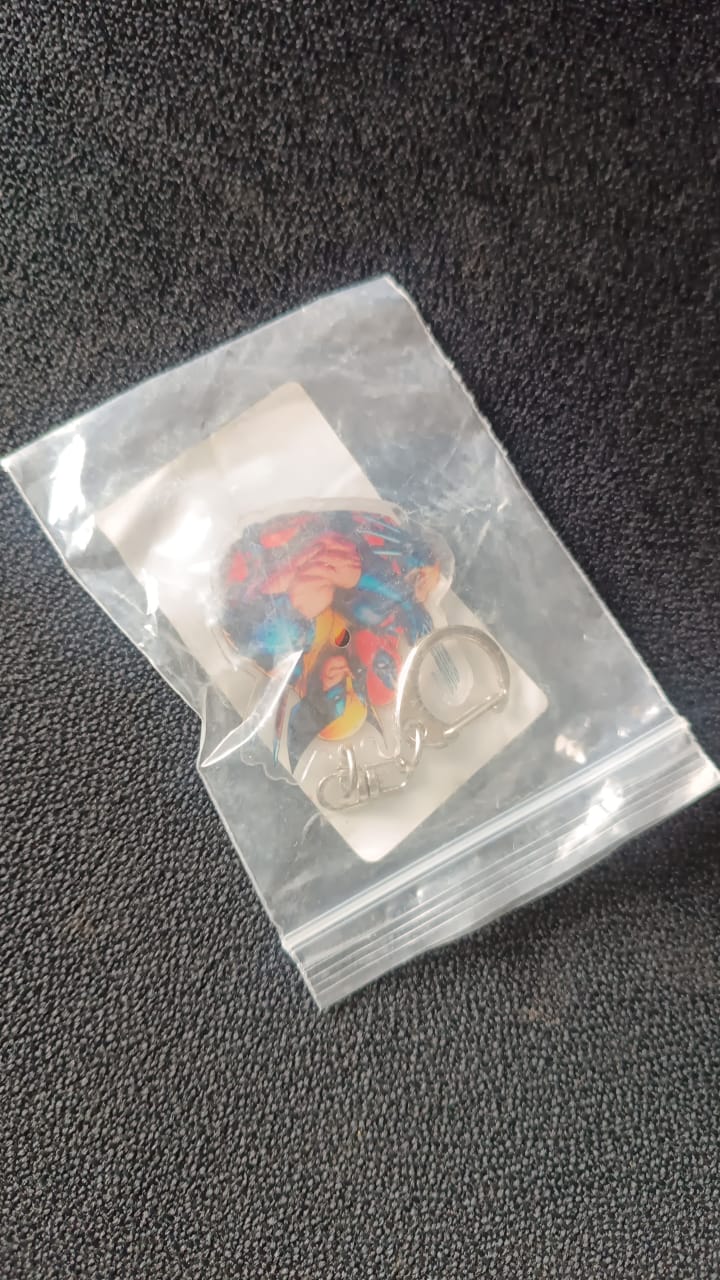 Cartoon Character Acrylic Keychain for (1 Pc)