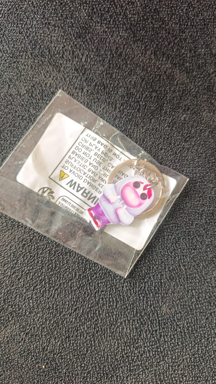 Cute Cartoon Character Keychain (1 Pc)