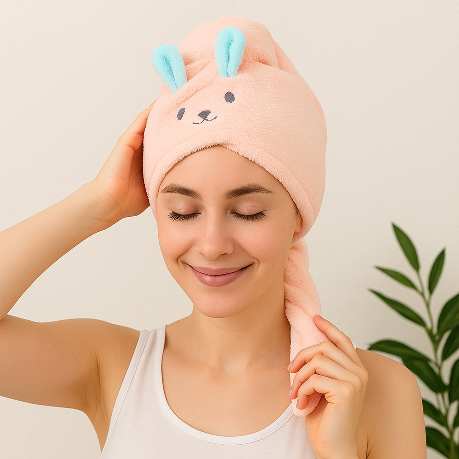 Gentle Care Microfiber Hair Drying Wrap