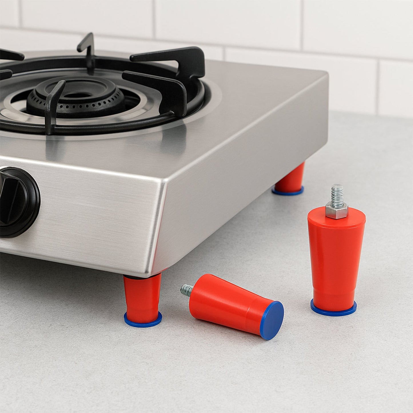 Heavy-Duty Universal Stove Legs for Gas Stove (4 Pc Set)