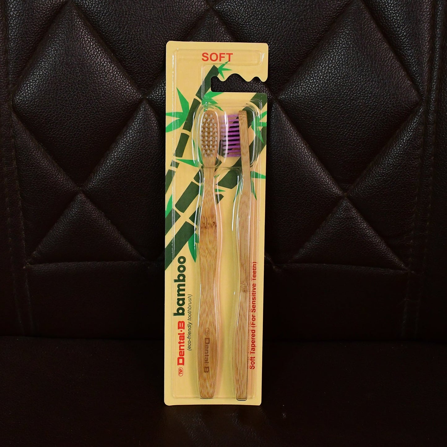 Eco-Friendly Natural Bamboo Toothbrush with Medium Bristles (2 Pc)