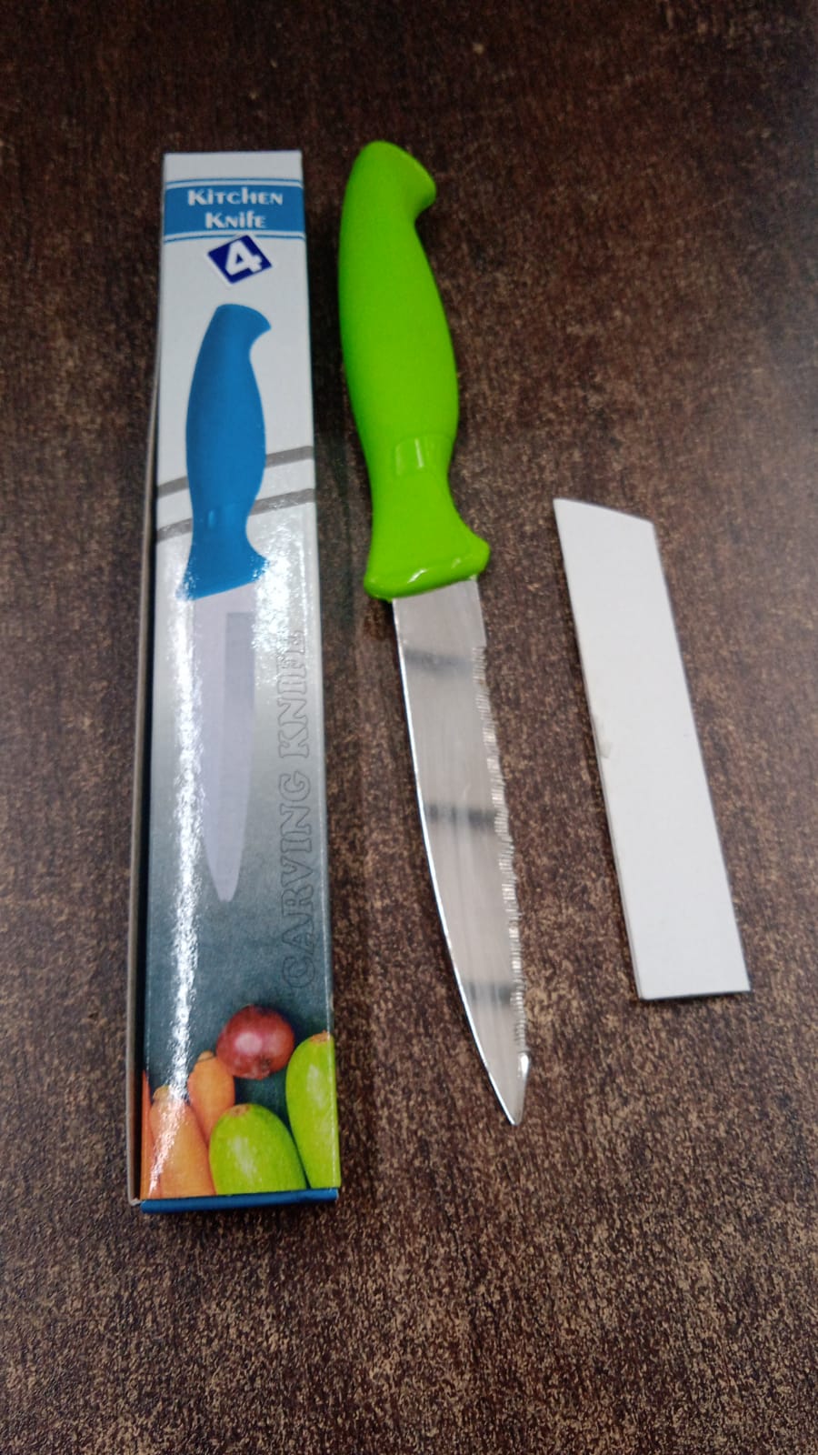 Stainless Steel Serrated Kitchen Knife (1 Pc)