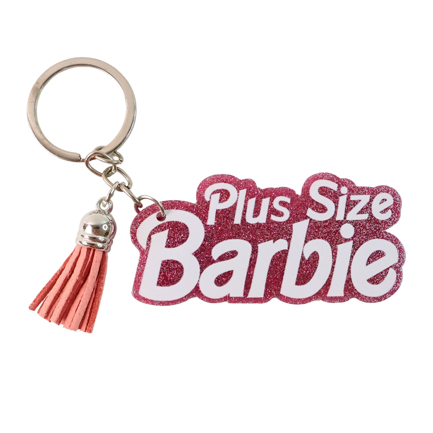 Trendy Text Keychain