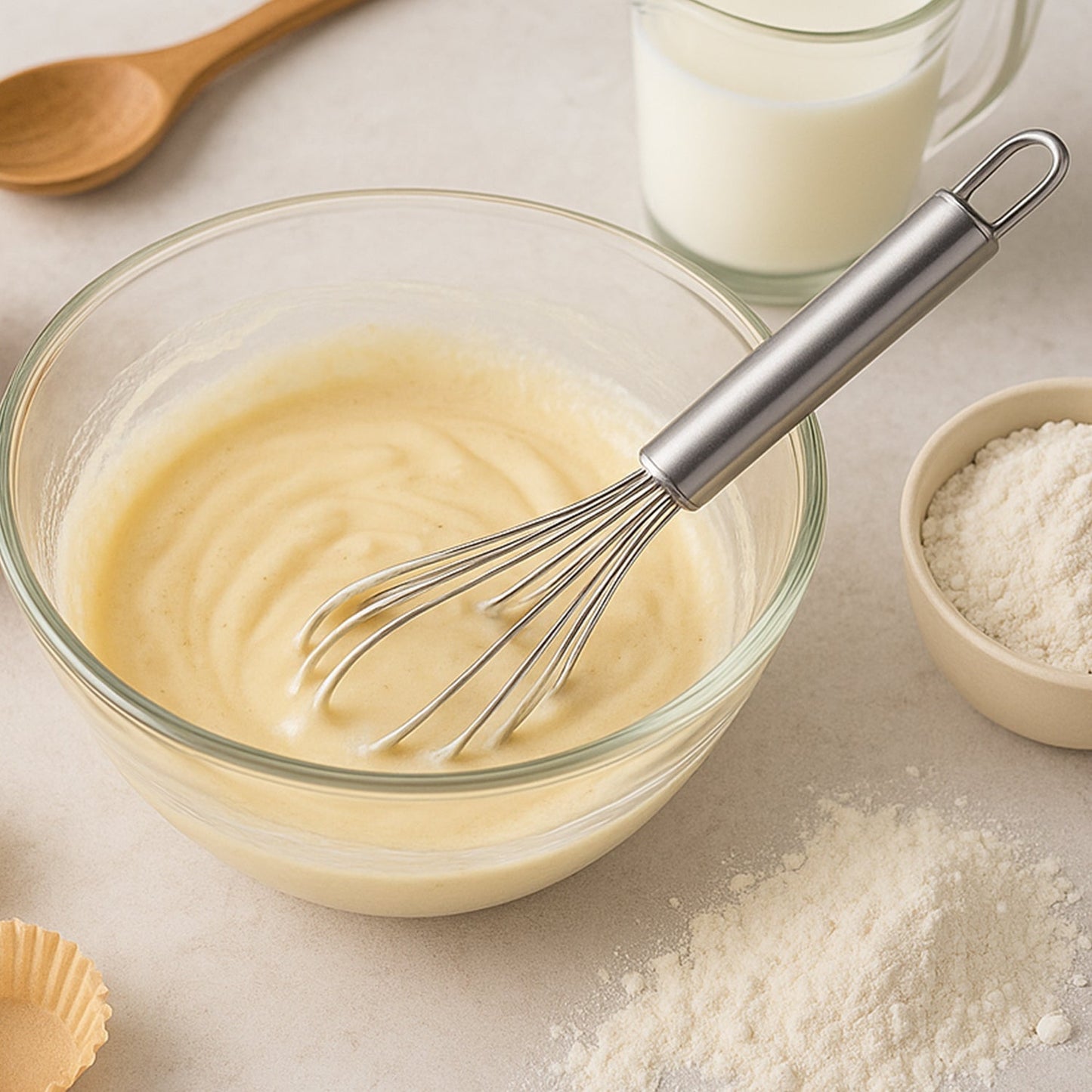 Medium Stainless Steel Balloon Whisk (24cm / 1 Pc)